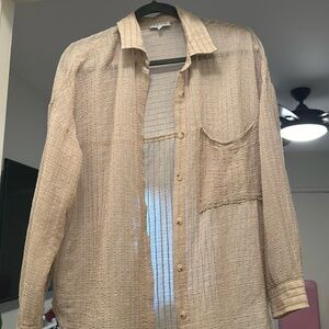 Sheer over shirt